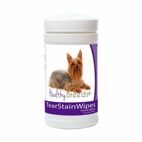 Pamperedpets Silky Terrier Tear Stain Wipes PA3486499